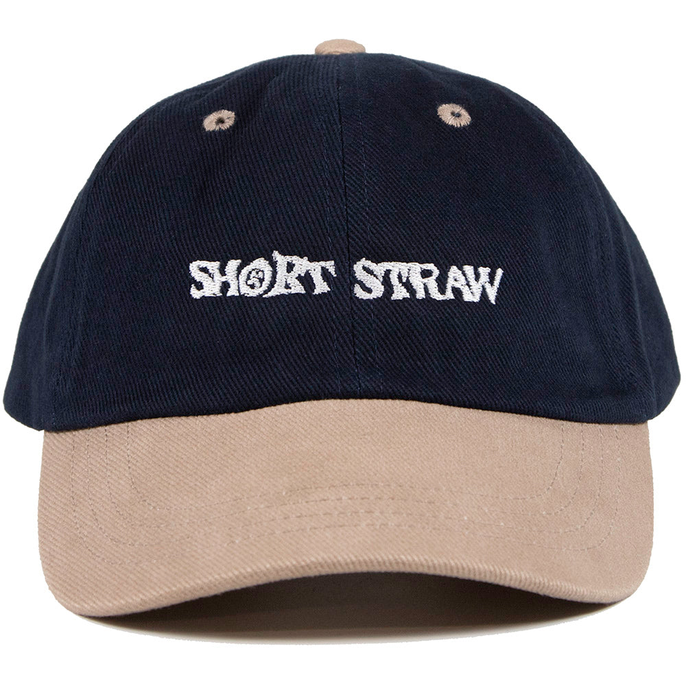 Short Straw Cap Navy/Taupe