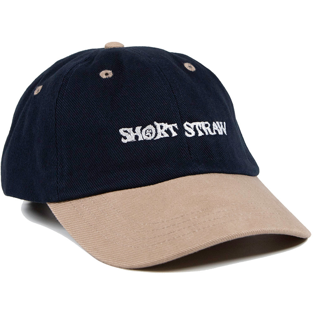 Short Straw Cap Navy/Taupe