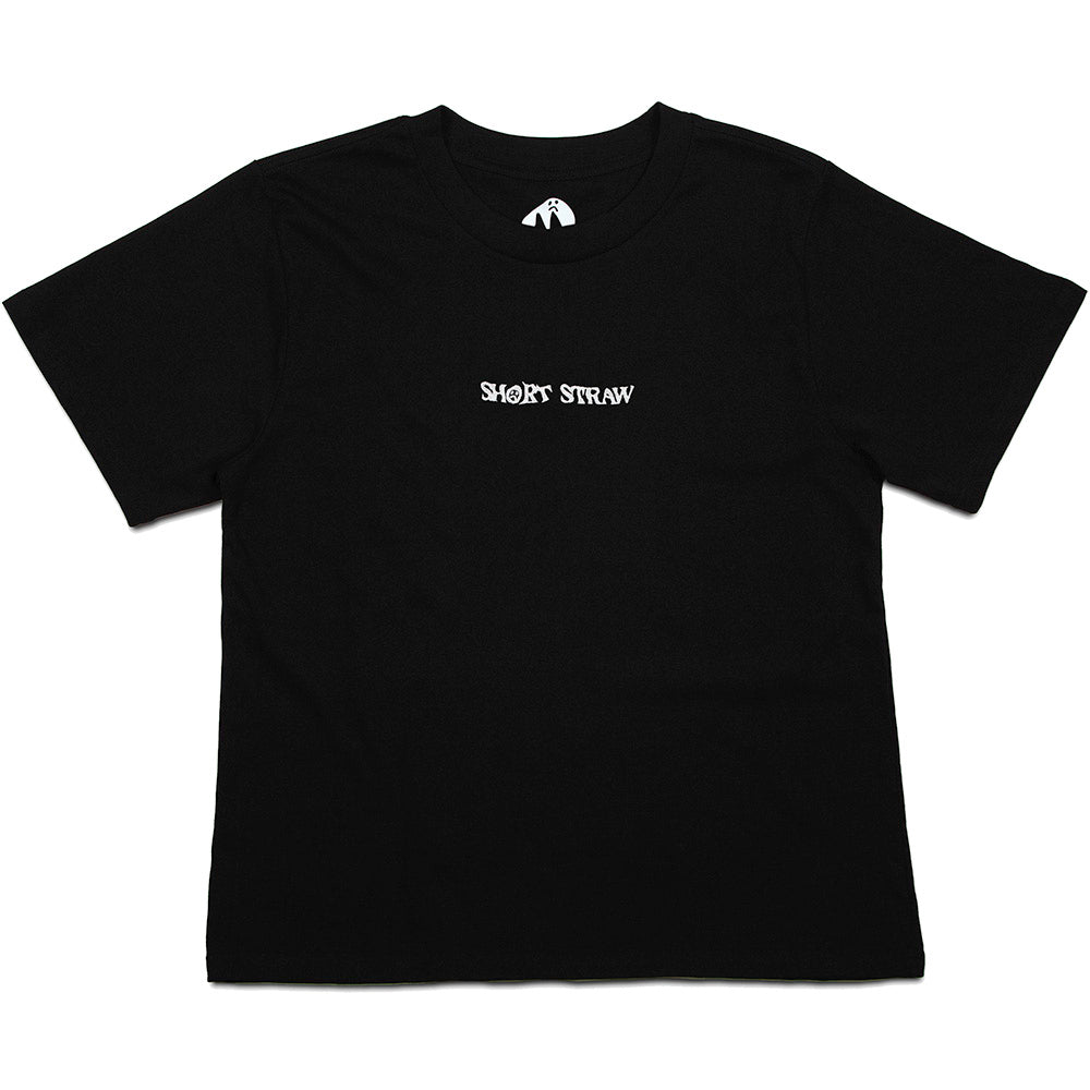 Short Straw Enby Fit T Shirt Black