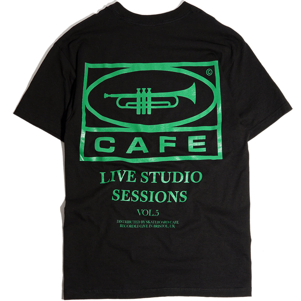 Skateboard Cafe 45 Tee Black/Green