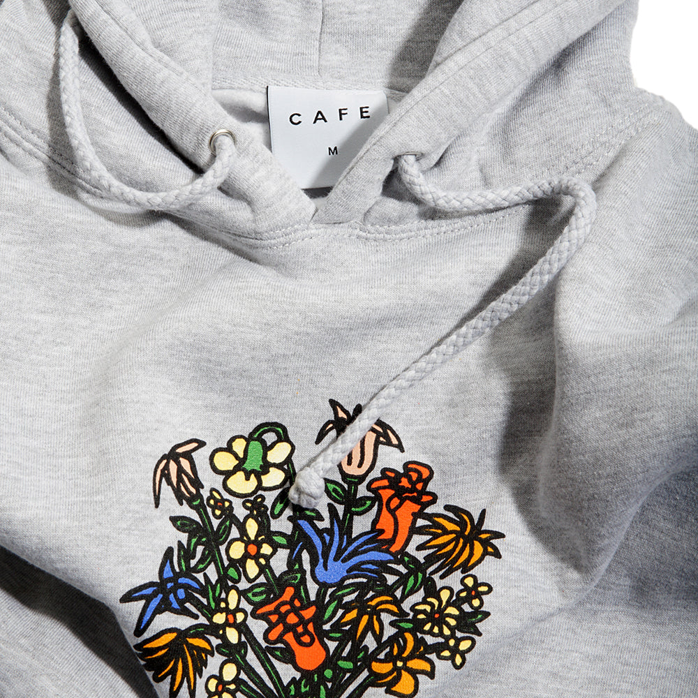 Skateboard Cafe Bouquet Hood Heather Grey