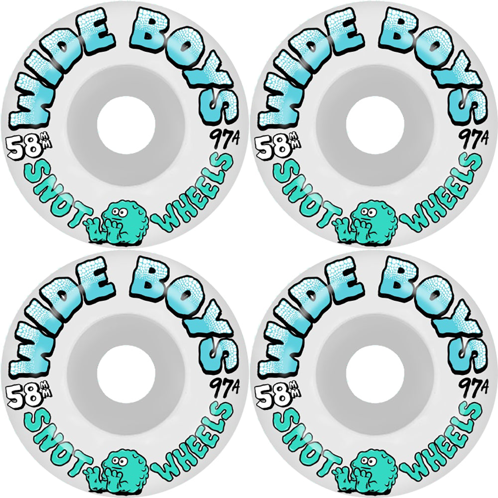 Snot Wide Boys Glow In The Dark Skateboard Wheels 58mm