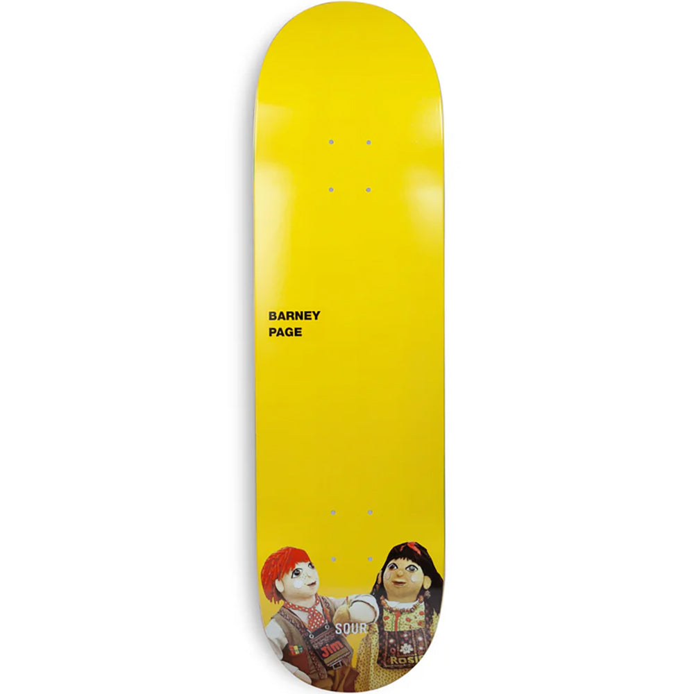 Sour Barney Page Jim & Rosie Skateboard Deck 8.125"