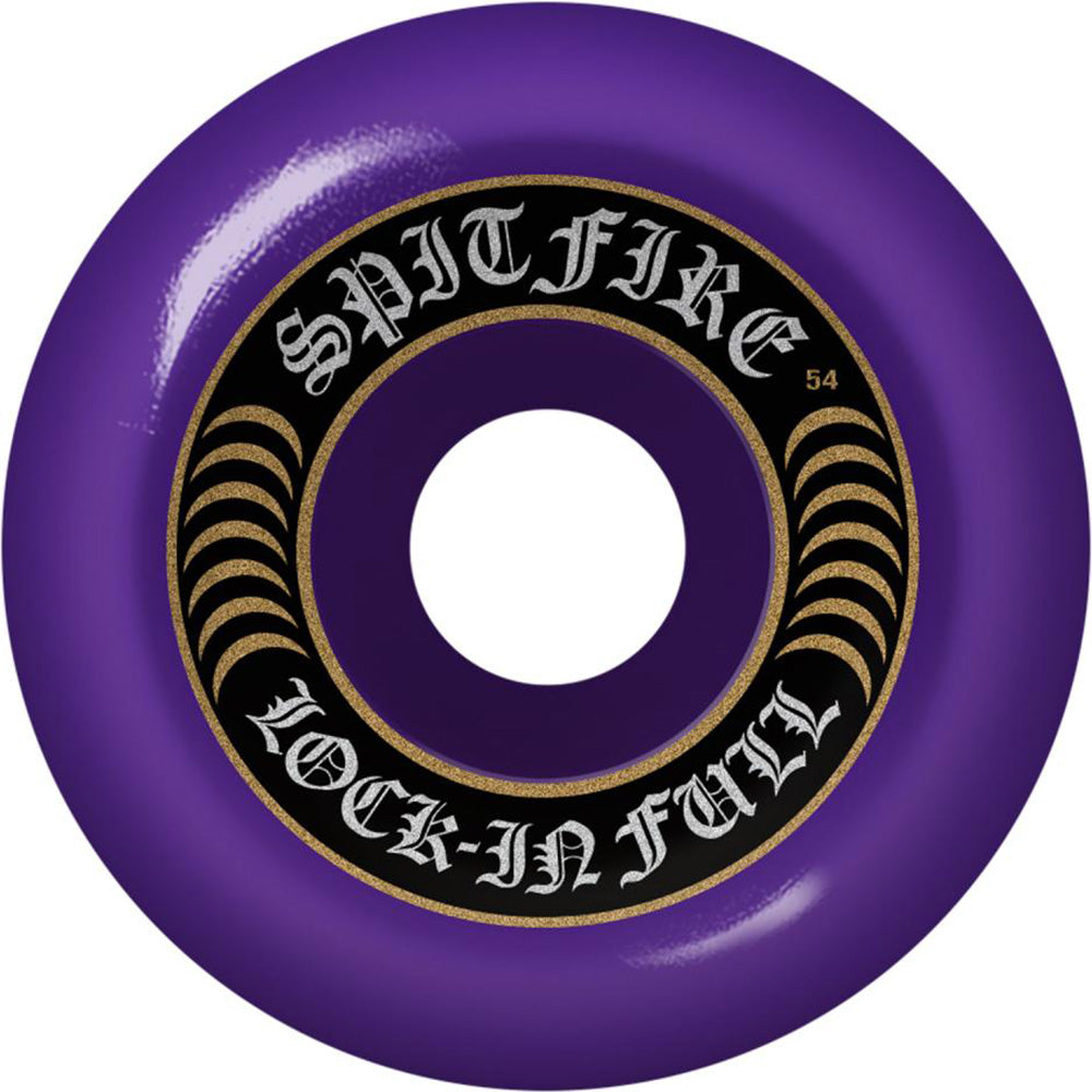 Spitfire Formula Four Lock-In Full Purple 99DU Wheels 54mm