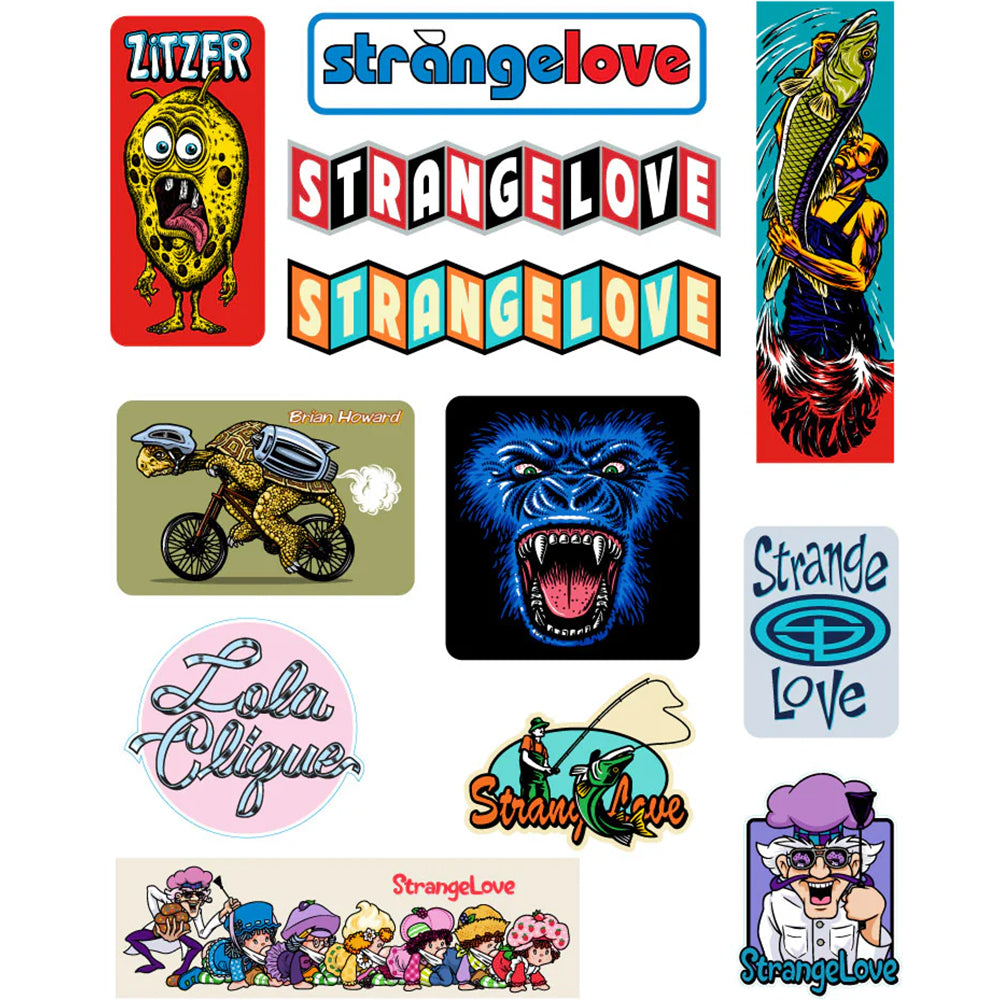 StrangeLove Sticker Pack #18 / Fruitcake