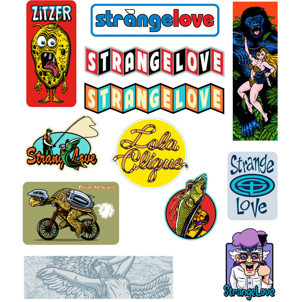 StrangeLove Sticker Pack #18 / Love Will Tear Us Apart