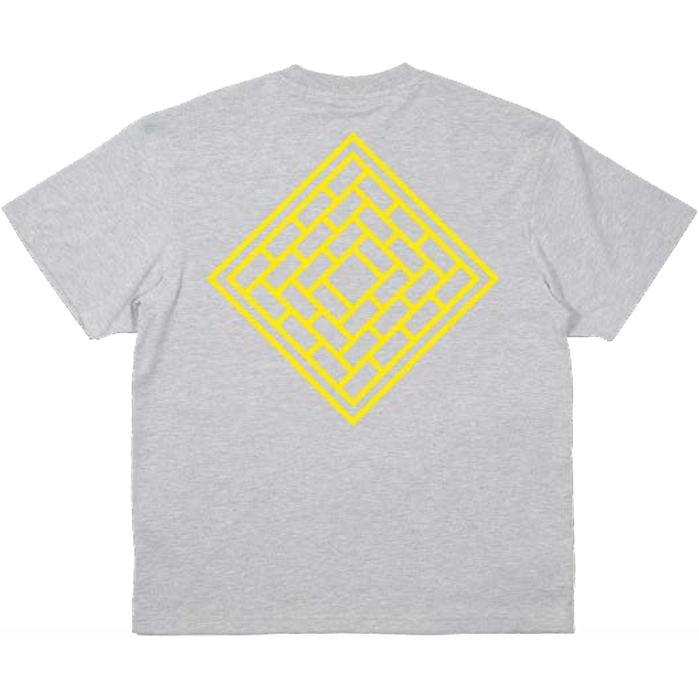 The National Skateboard Co Midday Tee Ash Grey