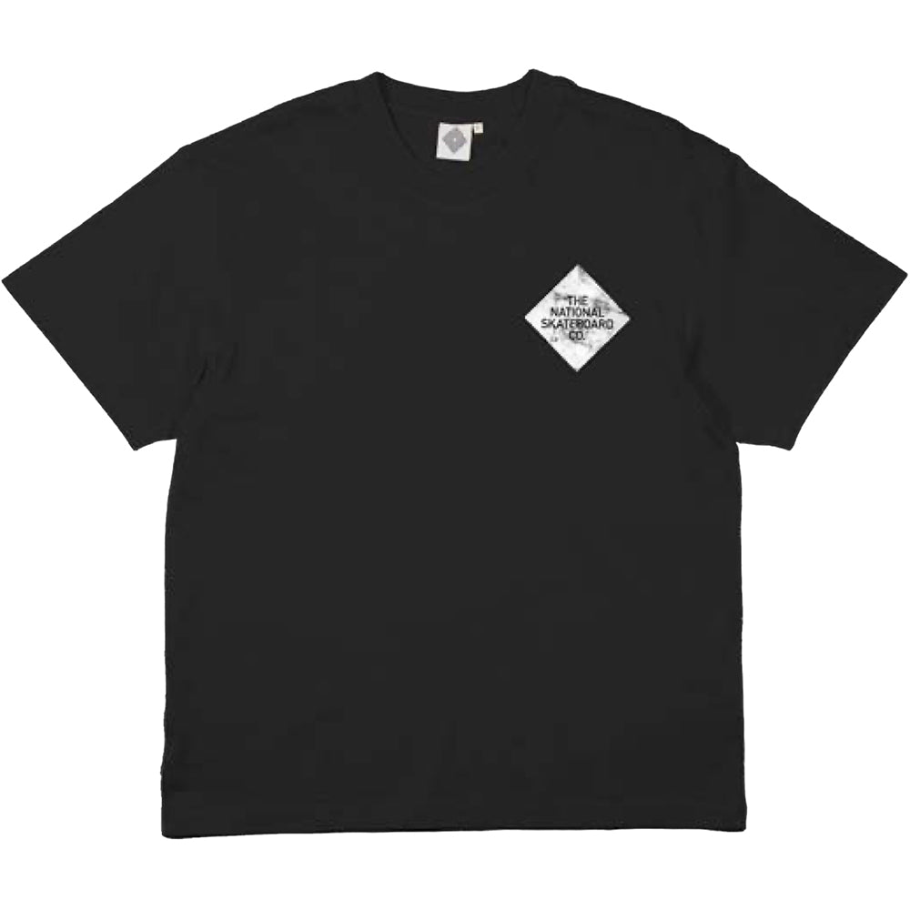 The National Skateboard Co River Man Tee Black