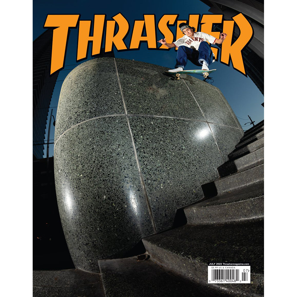 Thrasher Magazine July 2023 issue 516 Nico Hiraga Cover | NOTE shop