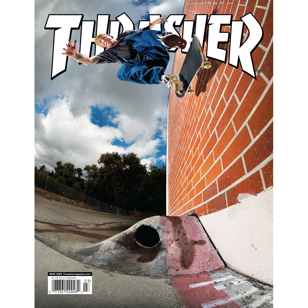 Thrasher Magazine March 2025 Issue 536 Andrew Reynolds Cover