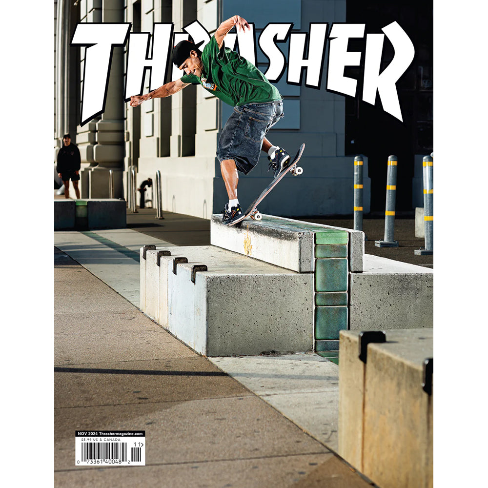 Thrasher Magazine November 2024 Issue 532 Tiago Lemos Cover