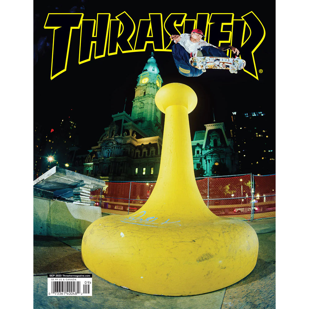 Thrasher Magazine September 2023 issue 518 John Shanahan cover | NOTE shop