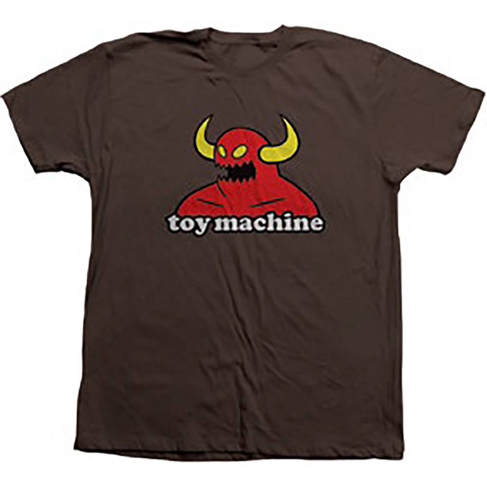 Toy Machine Monster T Shirt Brown