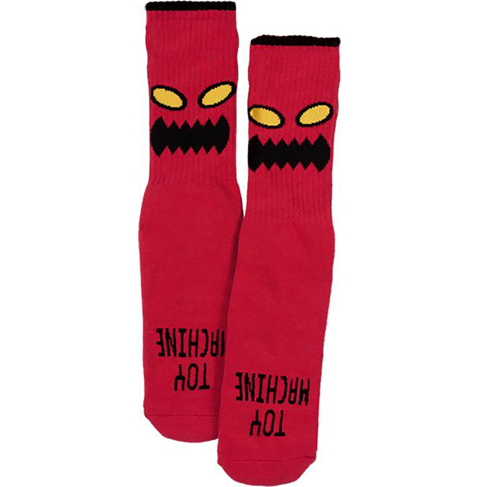 Toy Machine Monter Youth Socks Red