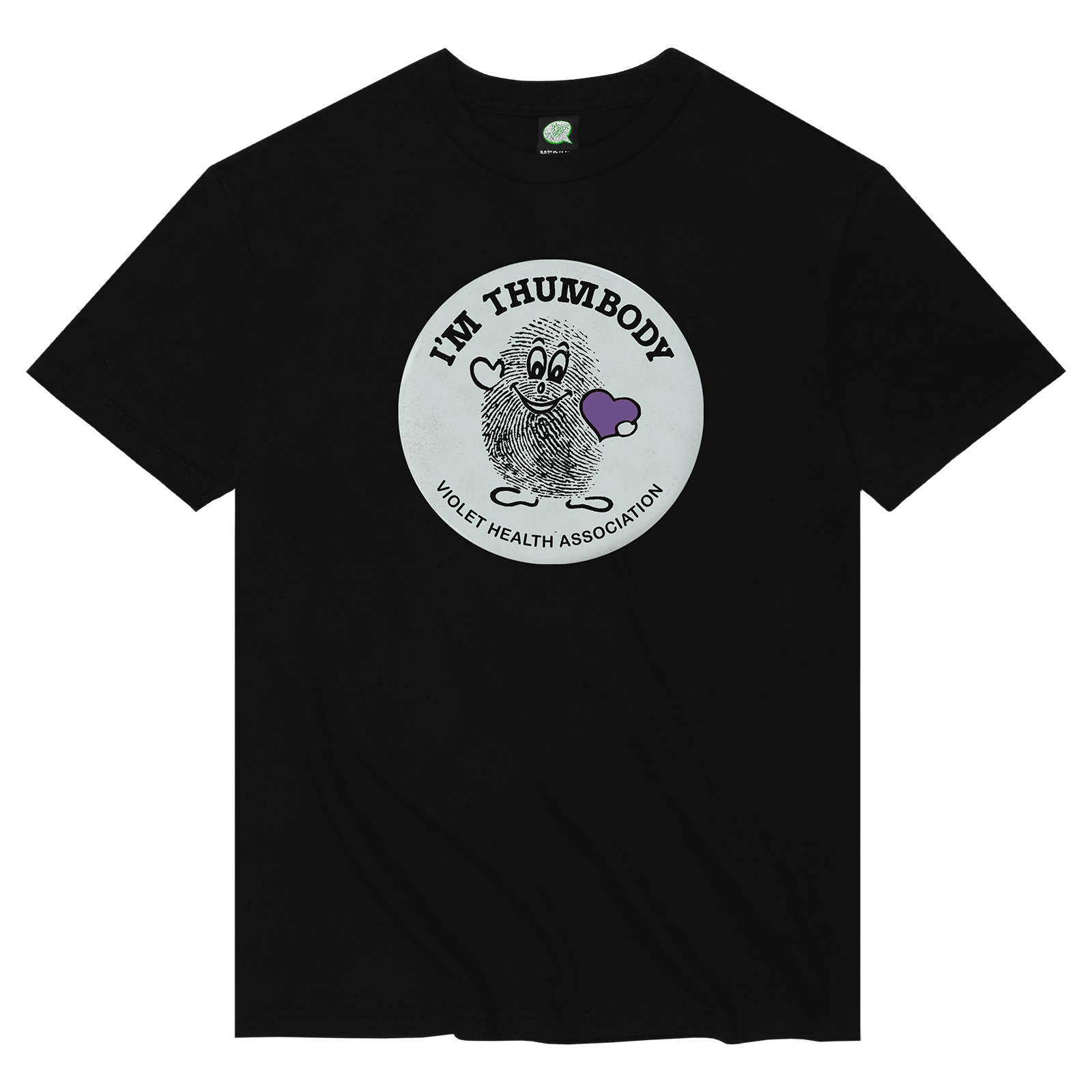 Violet I'm Thumbody Tee Black