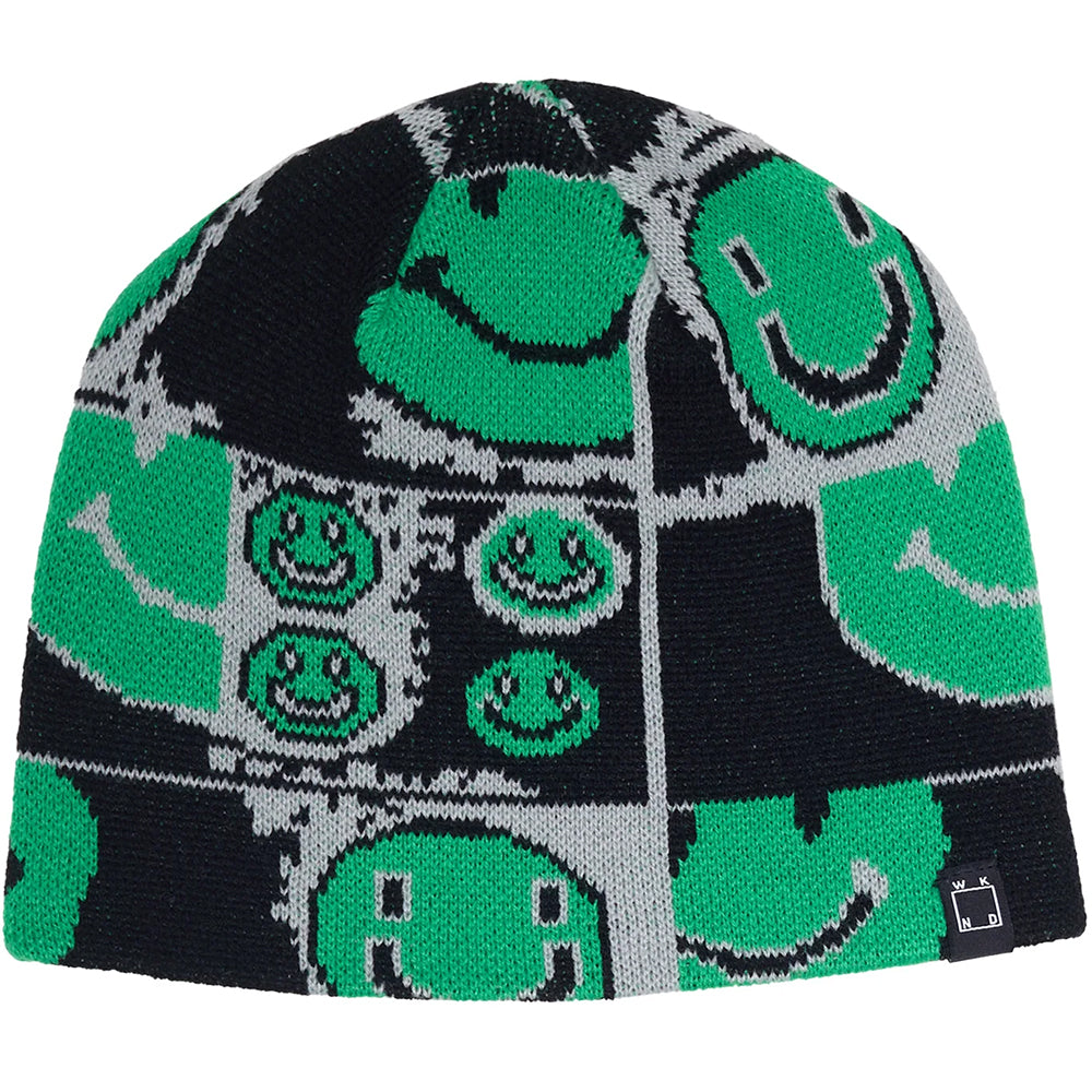 WKND Smirley Skully Beanie Black