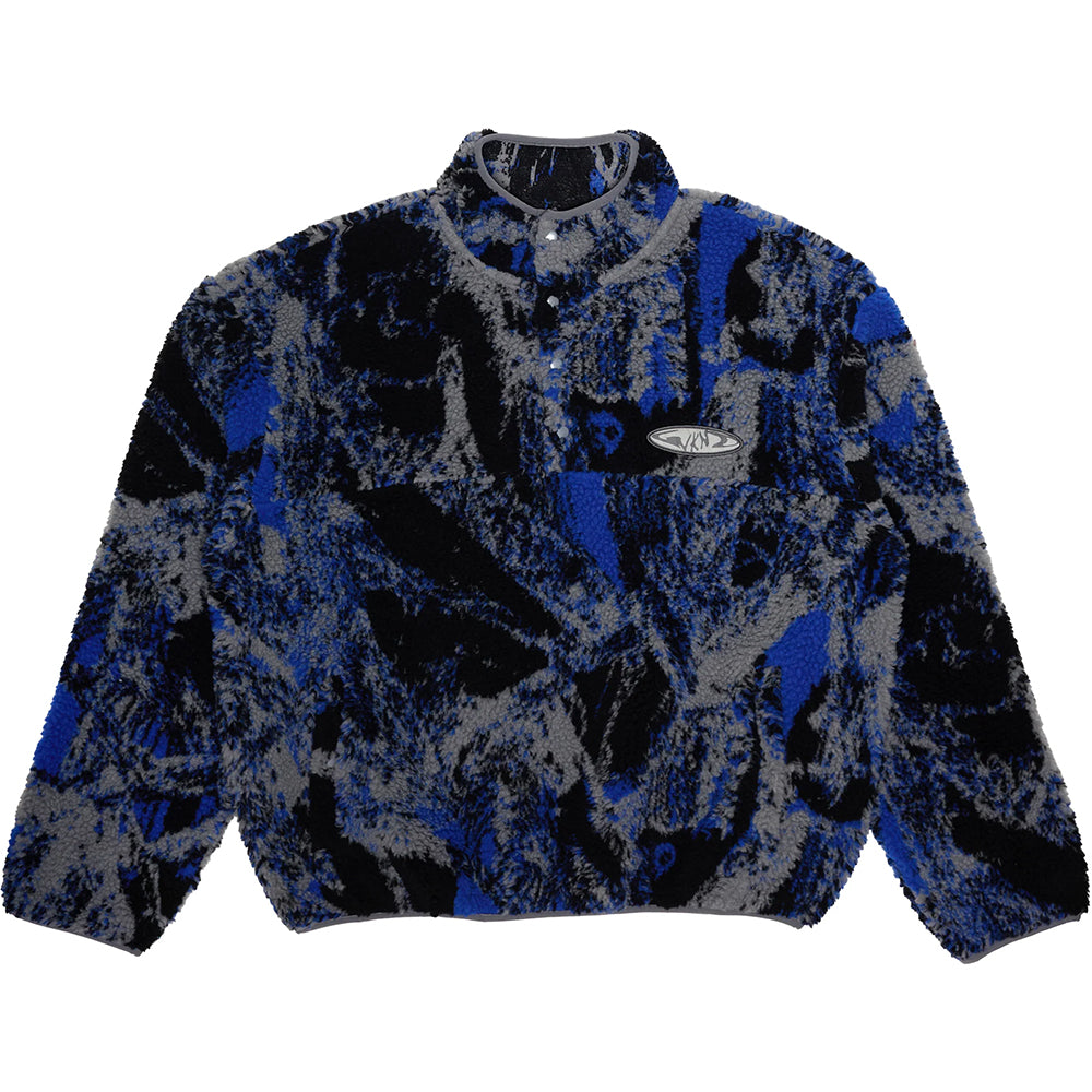 WKND Temple Fleece Jacket Camo Black