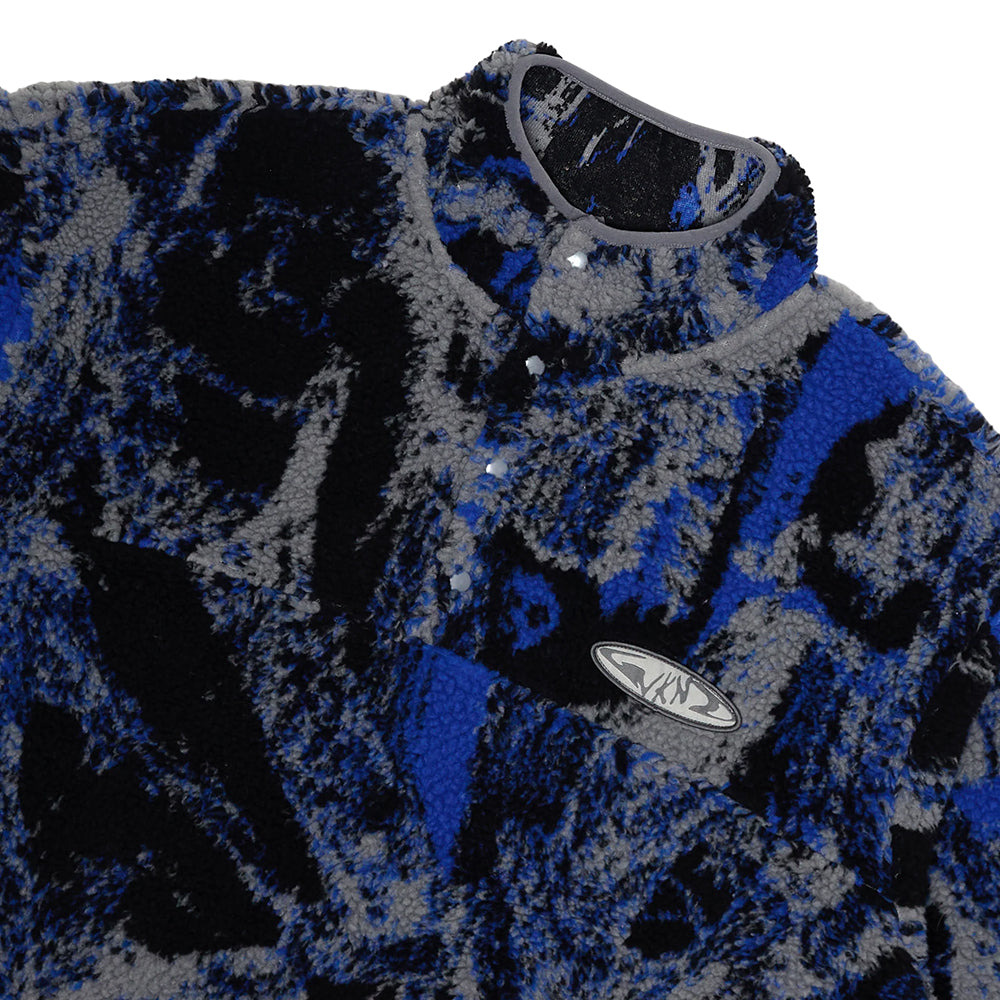 WKND Temple Fleece Jacket Camo Black