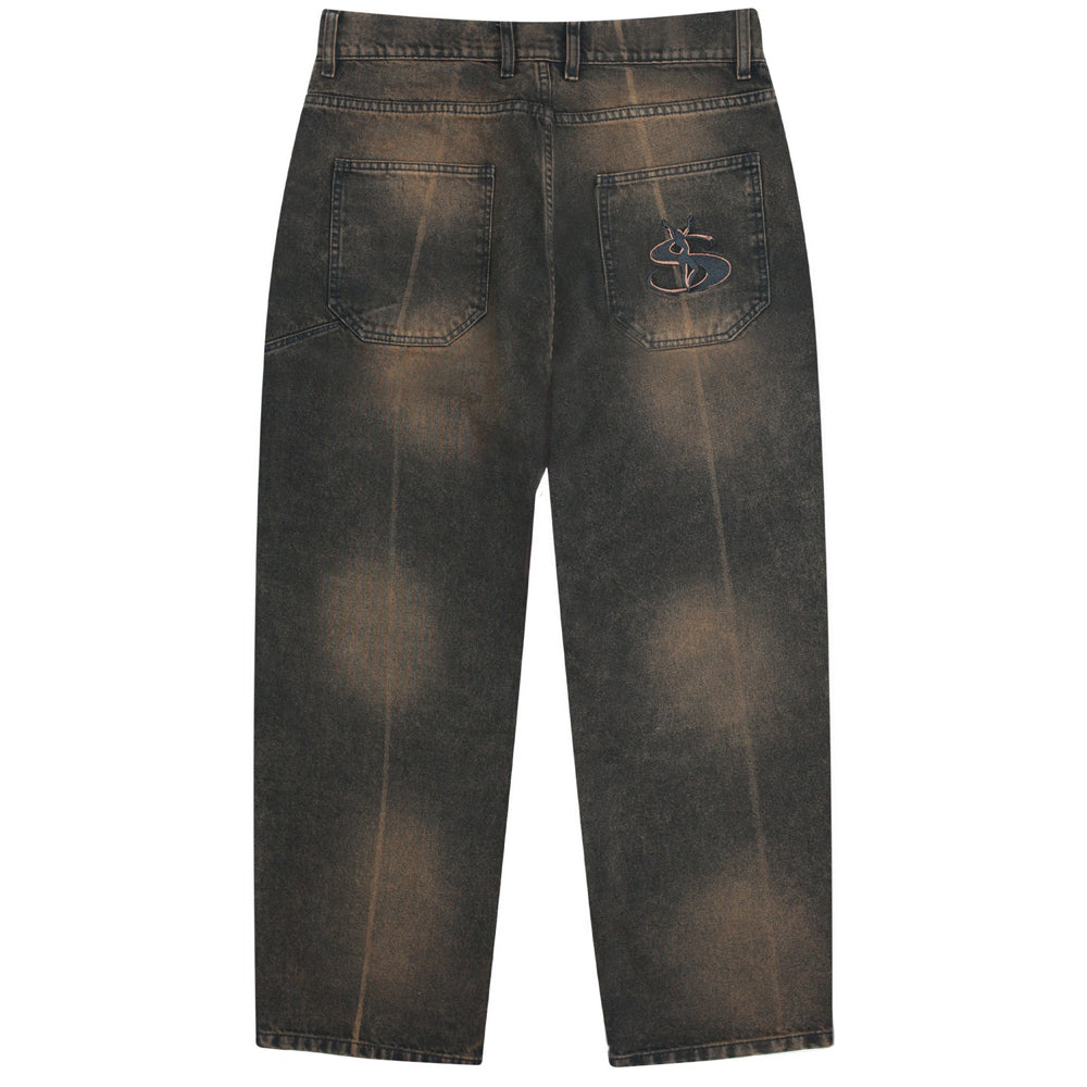 Yardsale Bleached Phantasy Jeans Bronze