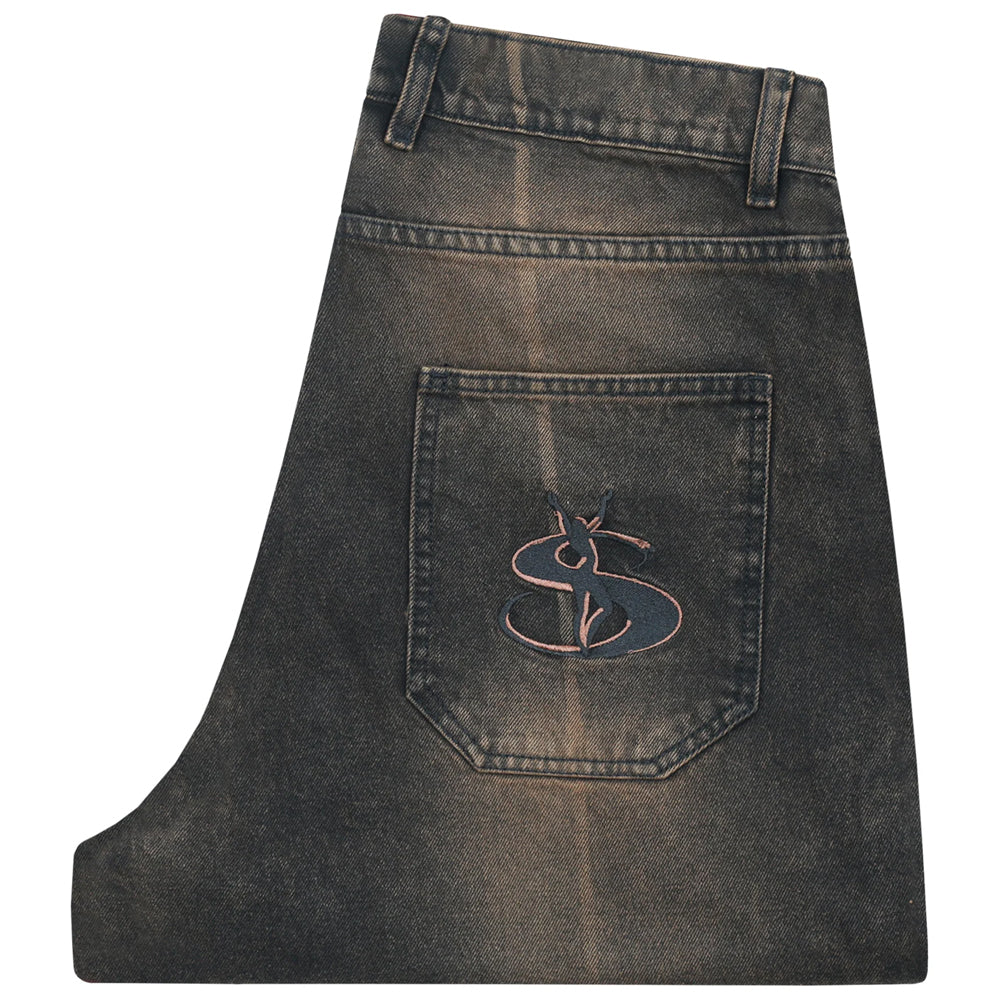 Yardsale Bleached Phantasy Jeans Bronze