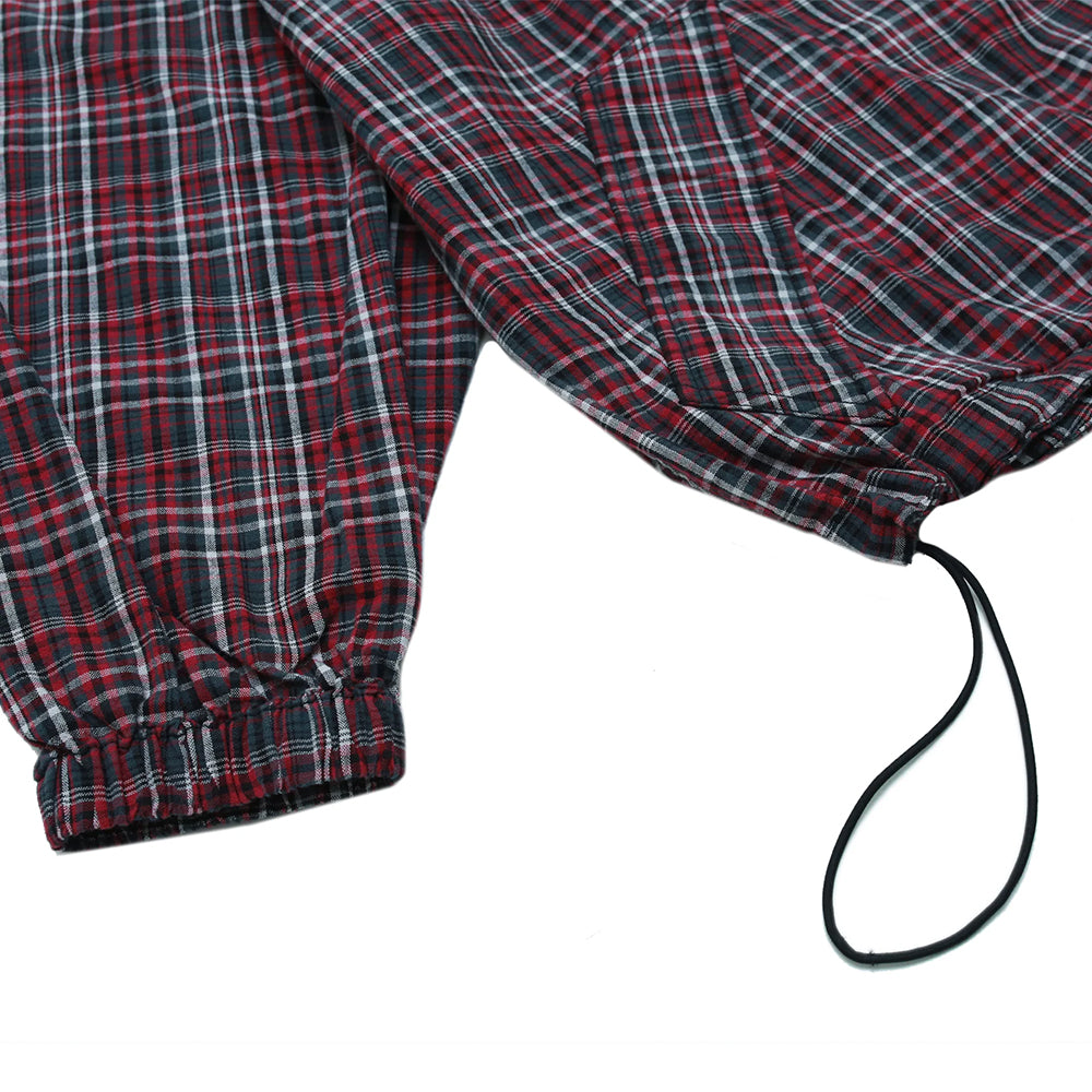 Yardsale Plaid Pullover Jacket Black/Red