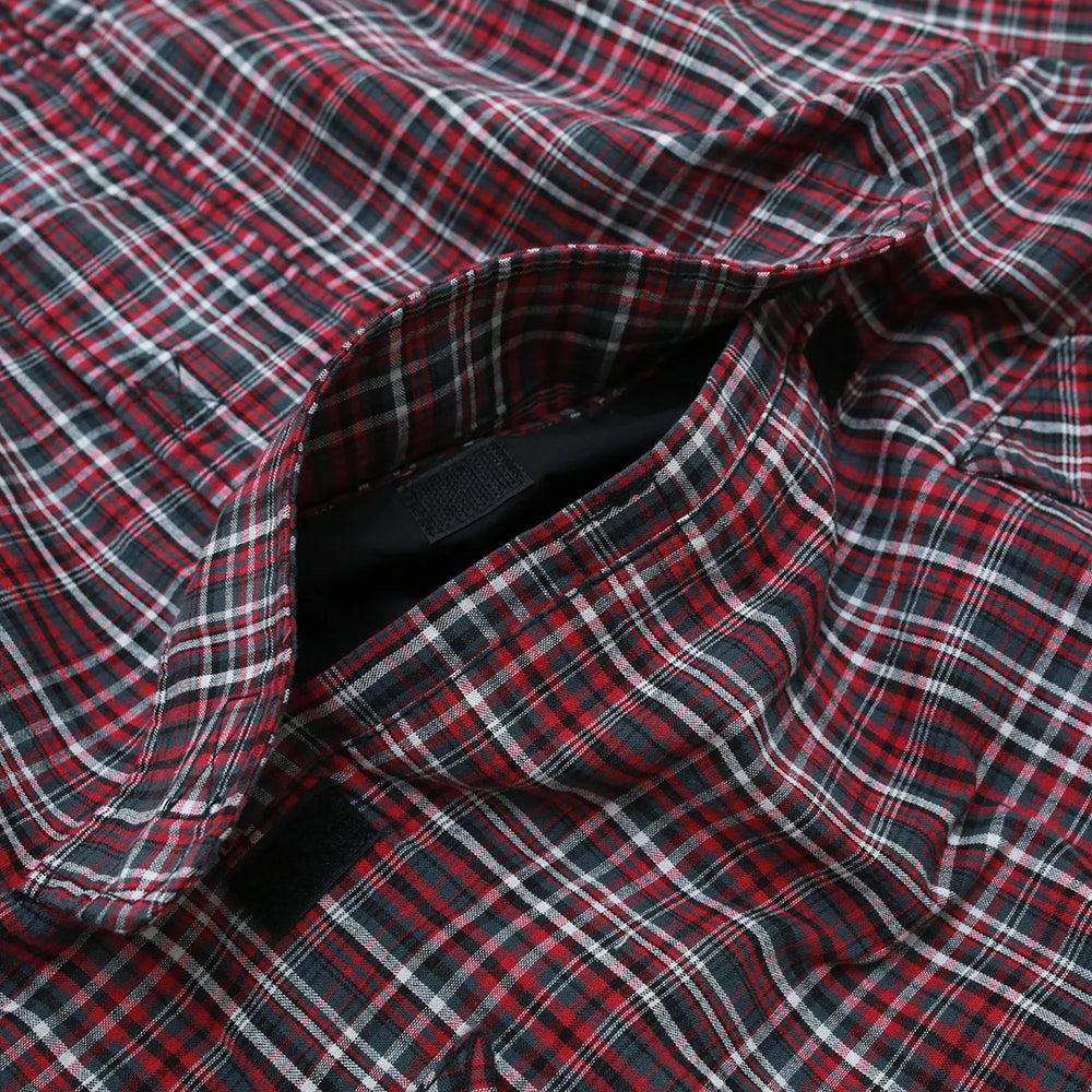 Yardsale Plaid Pullover Jacket Black/Red