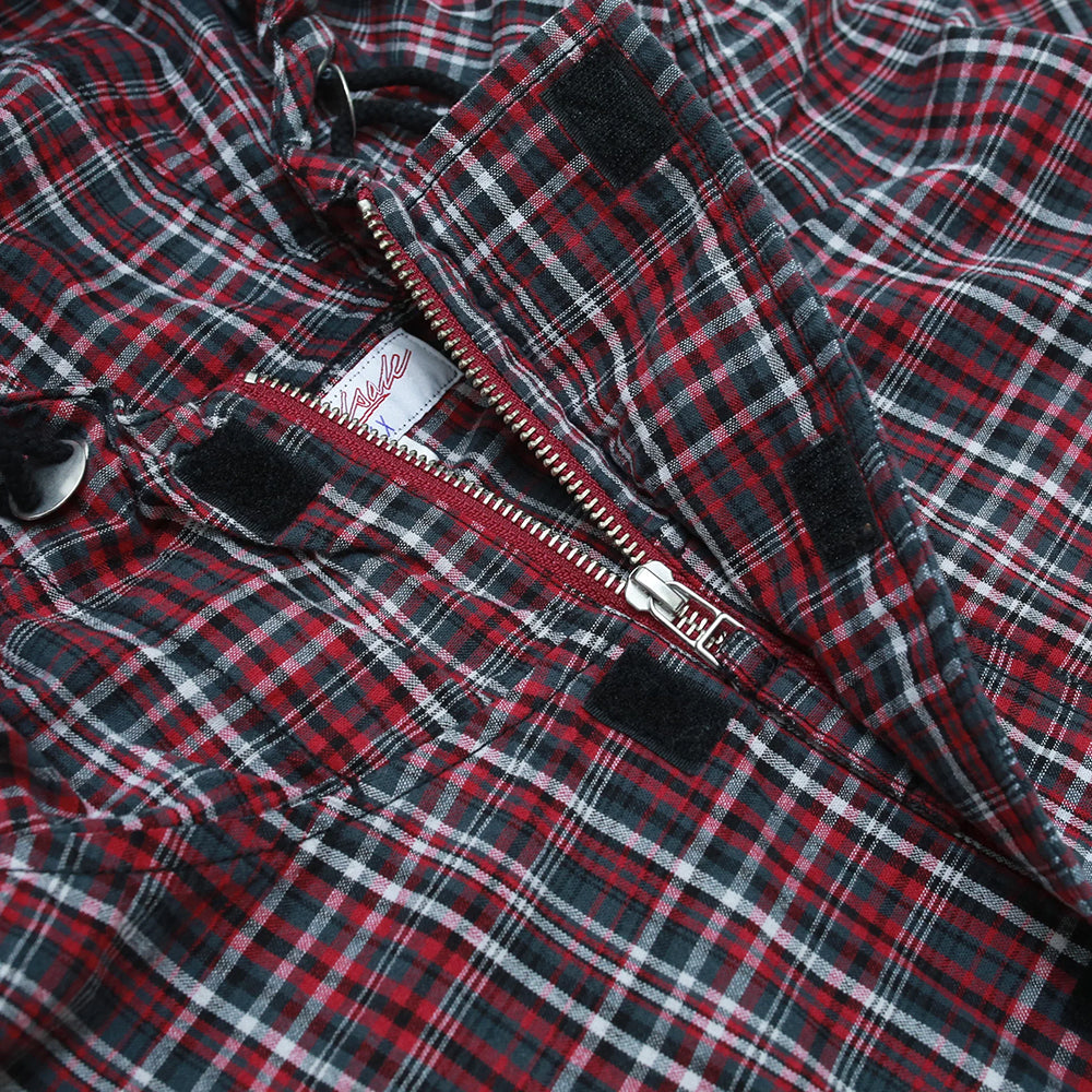 Yardsale Plaid Pullover Jacket Black/Red