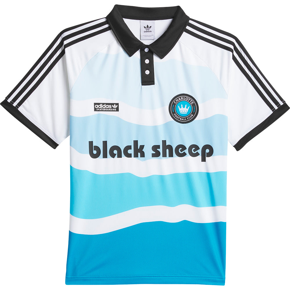 adidas CLTFC x Black Sheep Short Sleeve Jersey White/Sharp Blue/Black