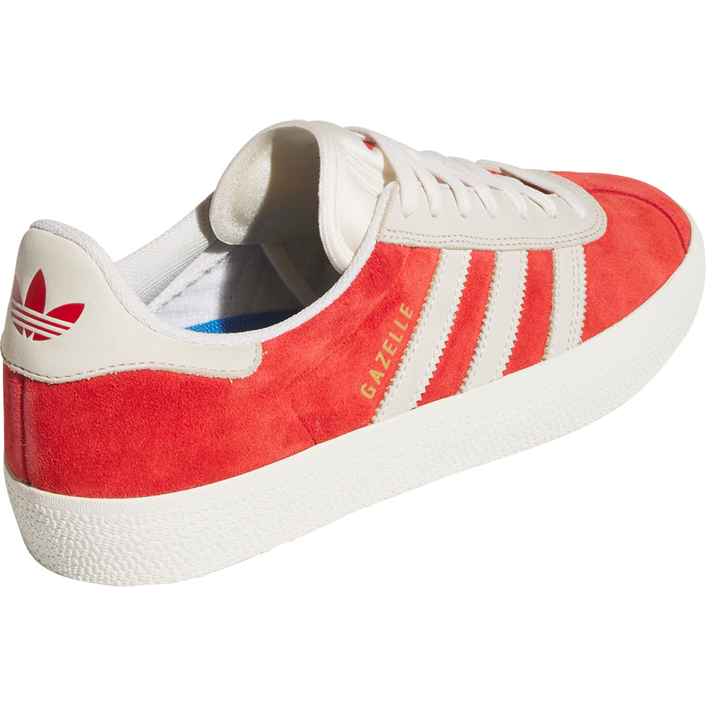 adidas Gazelle ADV Shoes Better Scarlet/Chalk White/Gold Metallic