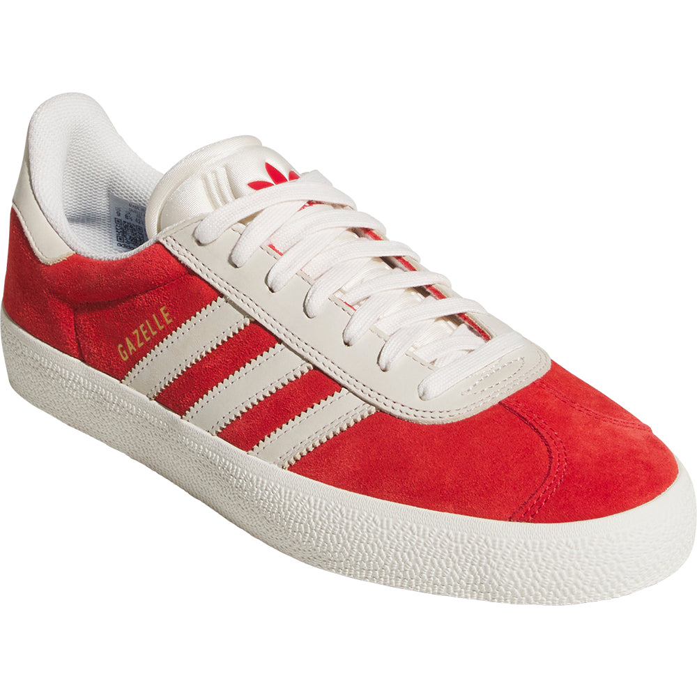 adidas Gazelle ADV Shoes Better Scarlet/Chalk White/Gold Metallic