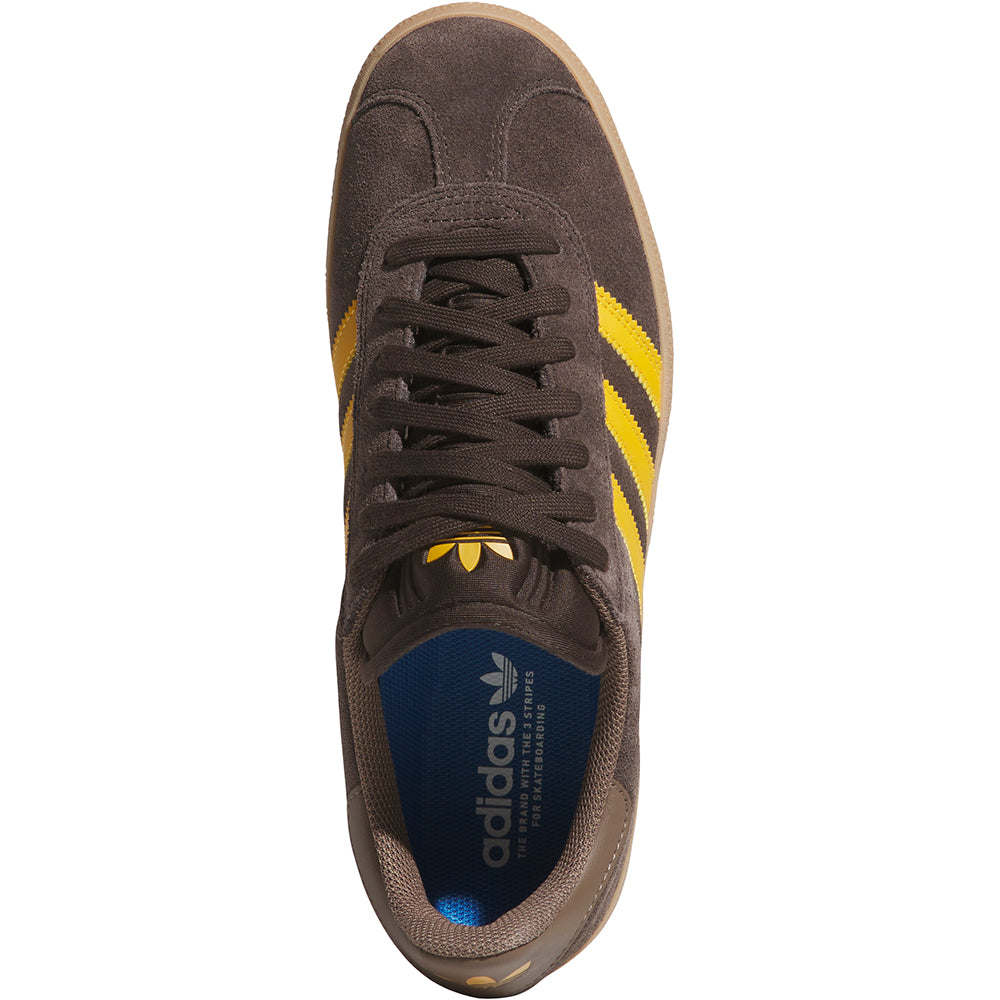 adidas Gazelle ADV Shoes Dark Brown/Preloved Yellow/Earth Strata