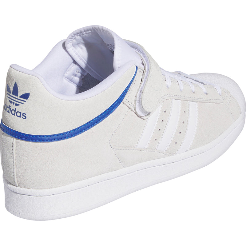 adidas Pro Shell ADV Shoes Crystal White Cloud White Royal Blue