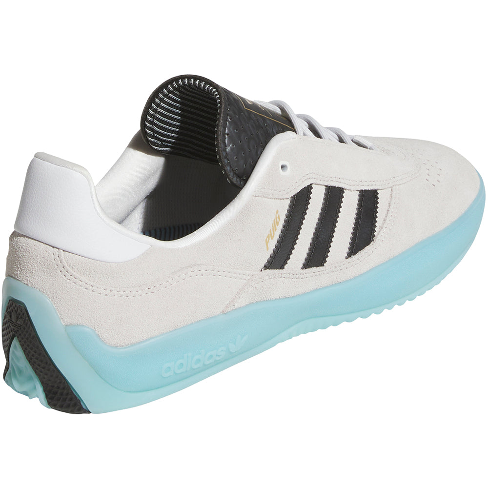 adidas Puig Shoes Crystal White/Core Black/Light Aqua