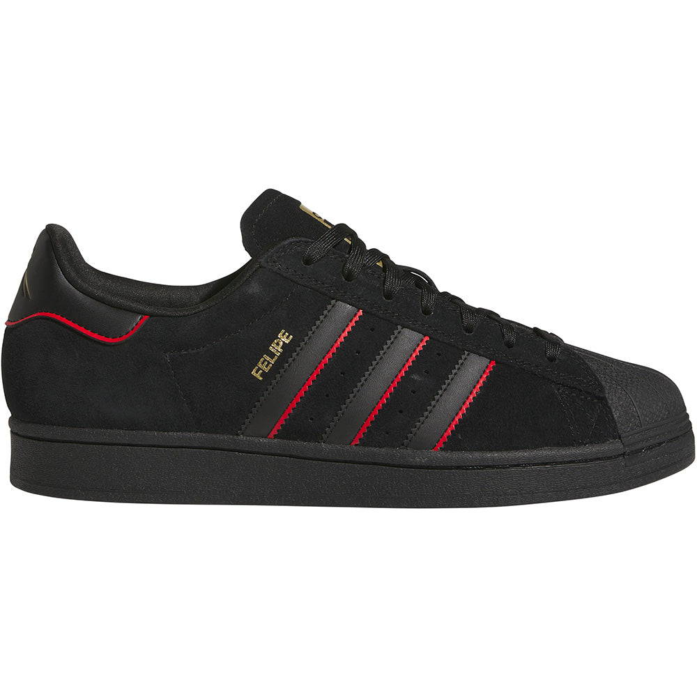 adidas Superstar ADV x Felipe Gustavo Shoes Core Black/Better Scarlet/Gold Metallic