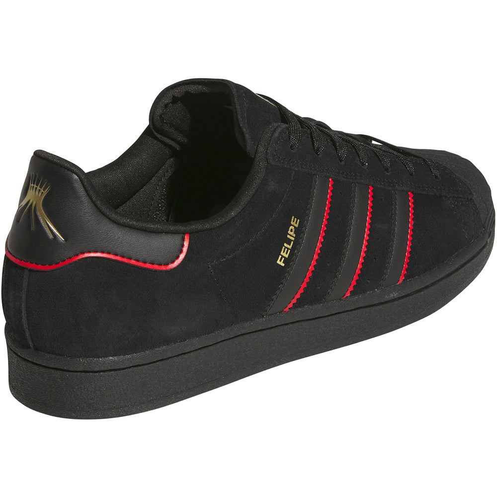 adidas Superstar ADV x Felipe Gustavo Shoes Core Black/Better Scarlet/Gold Metallic