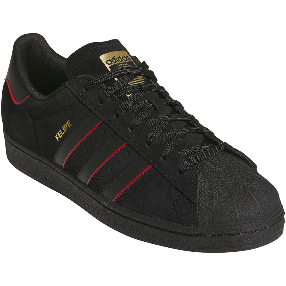 adidas Superstar ADV x Felipe Gustavo Shoes Core Black/Better Scarlet/Gold Metallic