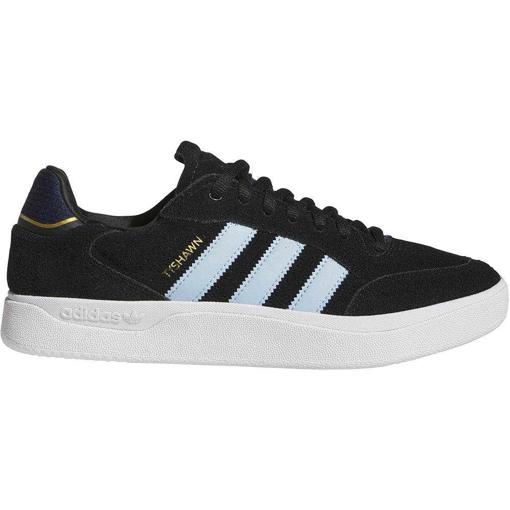 adidas Tyshawn Low Shoes Core Black/Clear Sky/Collegiate Navy