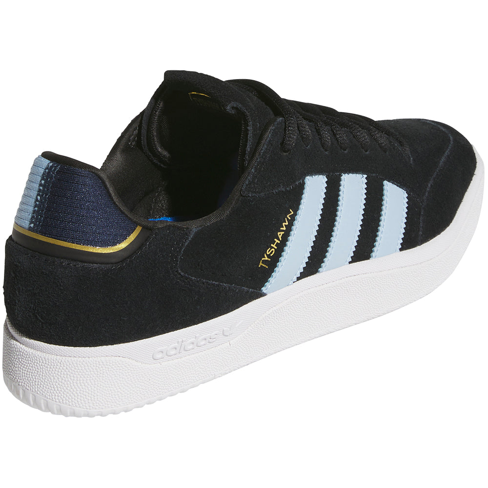 adidas Tyshawn Low Shoes Core Black/Clear Sky/Collegiate Navy