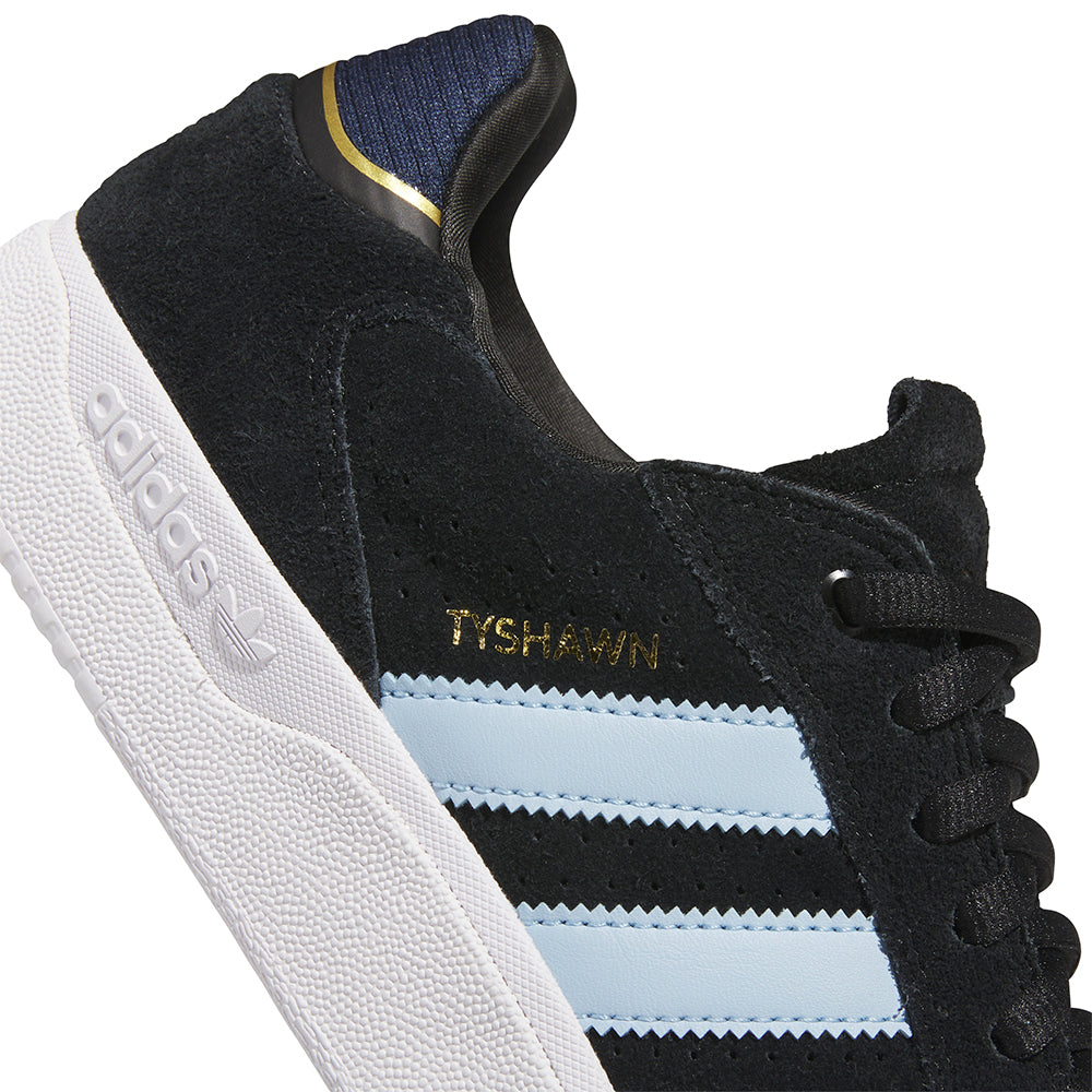 adidas Tyshawn Low Shoes Core Black/Clear Sky/Collegiate Navy