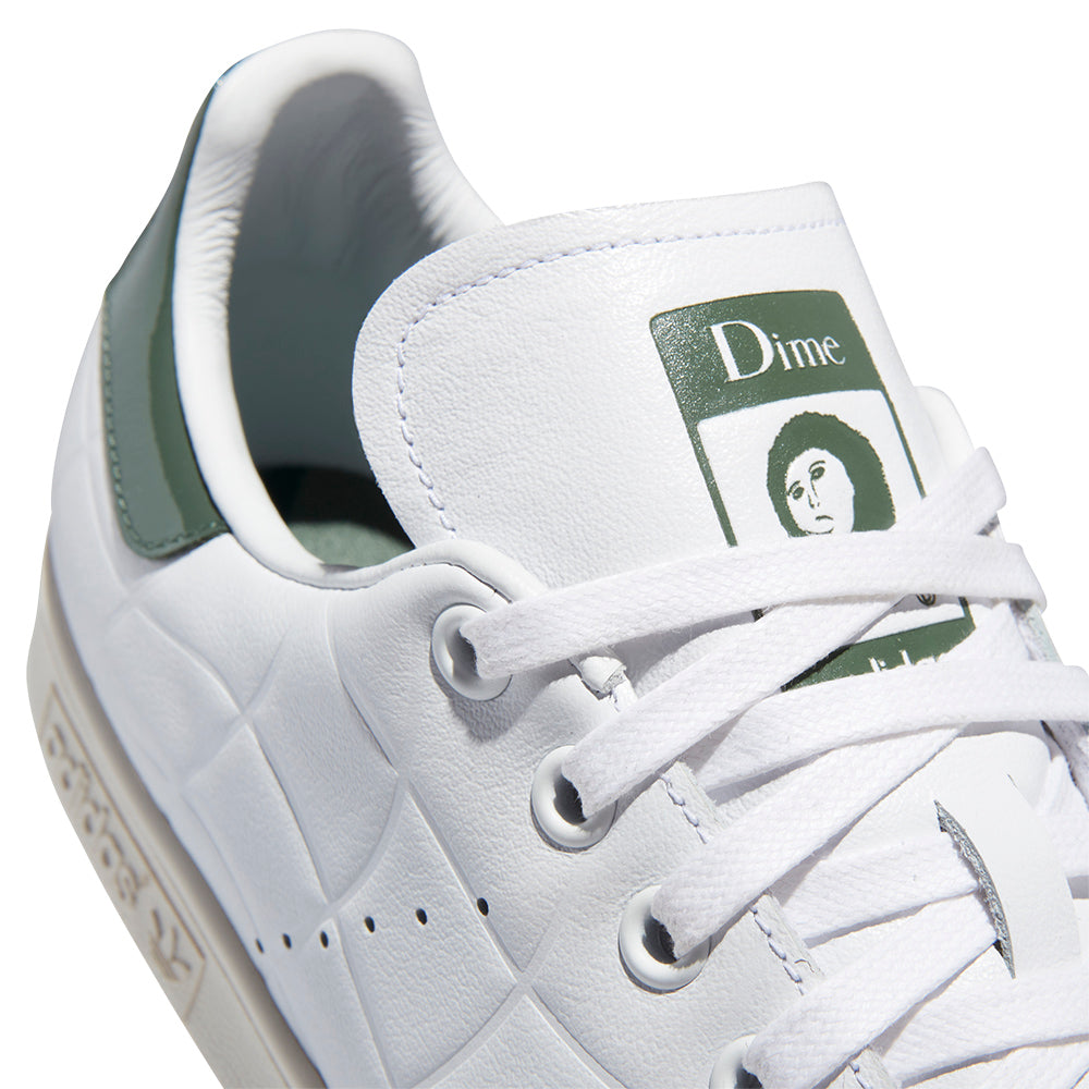 adidas x Dime MTL Stan Smith Shoes Cloud White/Collegiate Green/Green Oxide