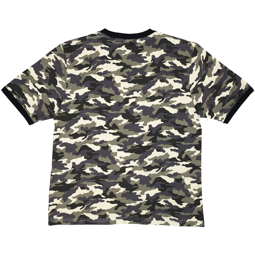 Baglady 'Bagarchy' Sand Camo Ringer T-Shirt