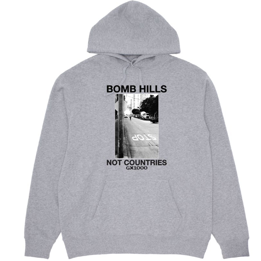 GX1000 Bomb Hills Hoodie Heather Grey