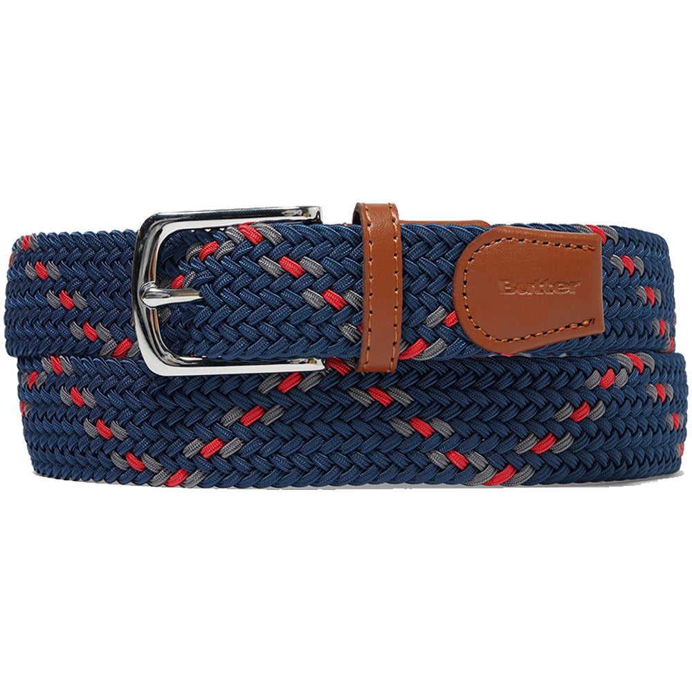 Butter Goods Braided Belt Navy