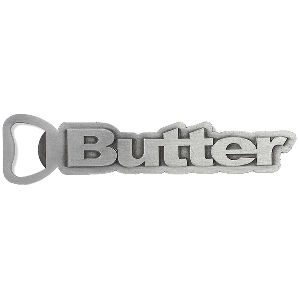 Butter Goods Metal Bottle Opener Silver