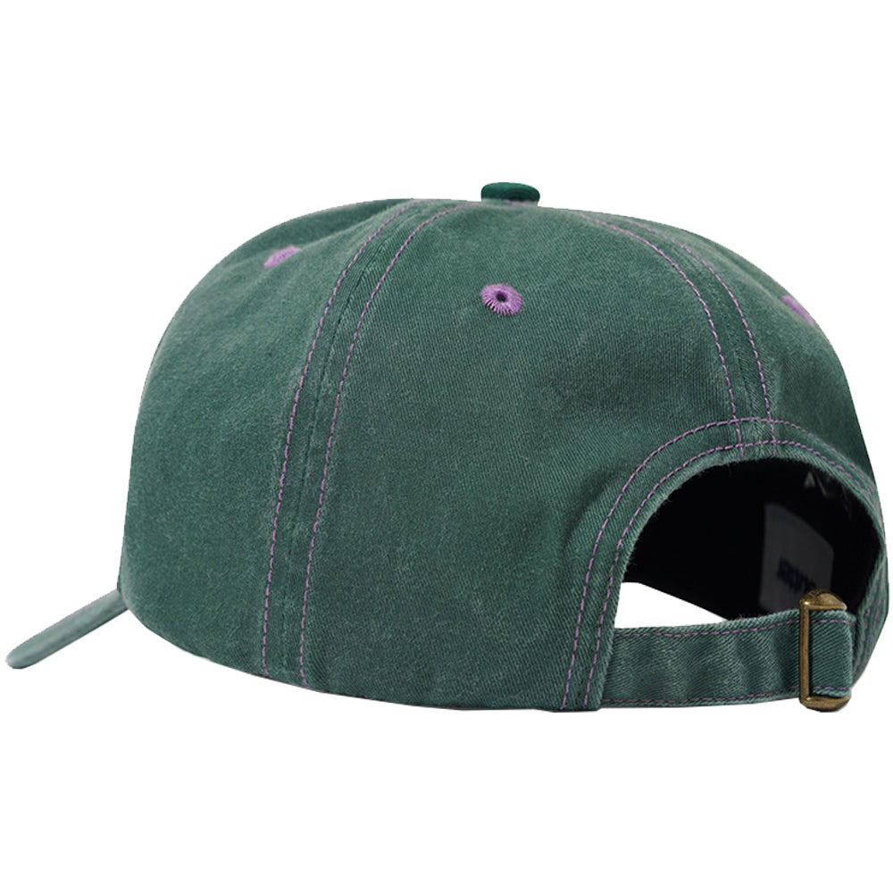 Butter Goods Rounded Logo 6 Panel Cap Forest