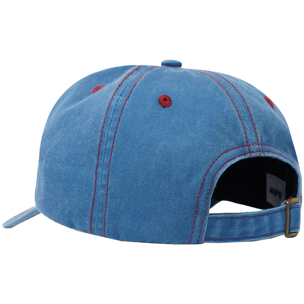 Butter Goods Rounded Logo 6 Panel Cap Sky Blue