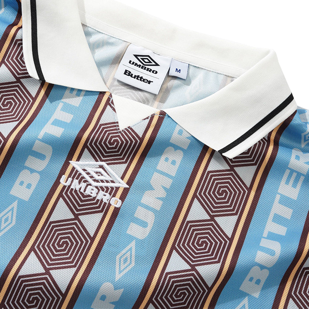 Butter Goods x Umbro Vert Jersey Sky/Brown