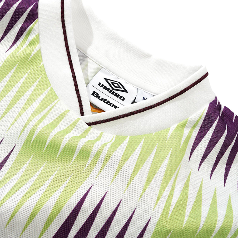 Butter Goods x Umbro Optical Jersey Grape/Volt