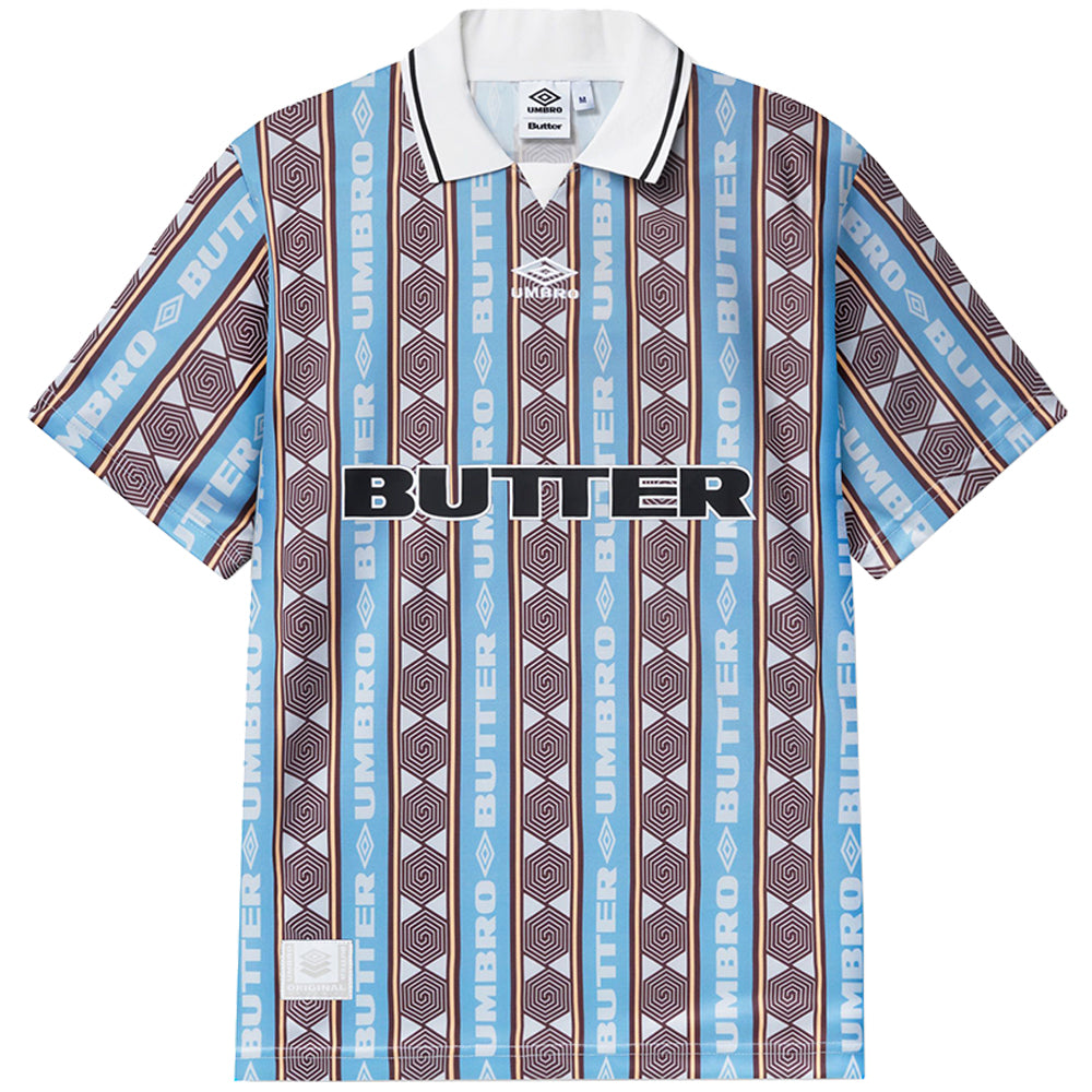 Butter Goods x Umbro Vert Jersey Sky/Brown