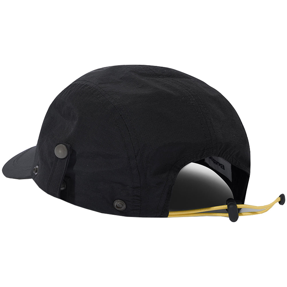 Butter Goods All Terrain 4 Panel Flap Cap Black